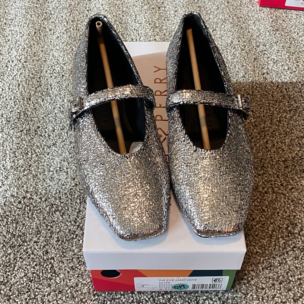 Katy Perry Collections Metallic Flats